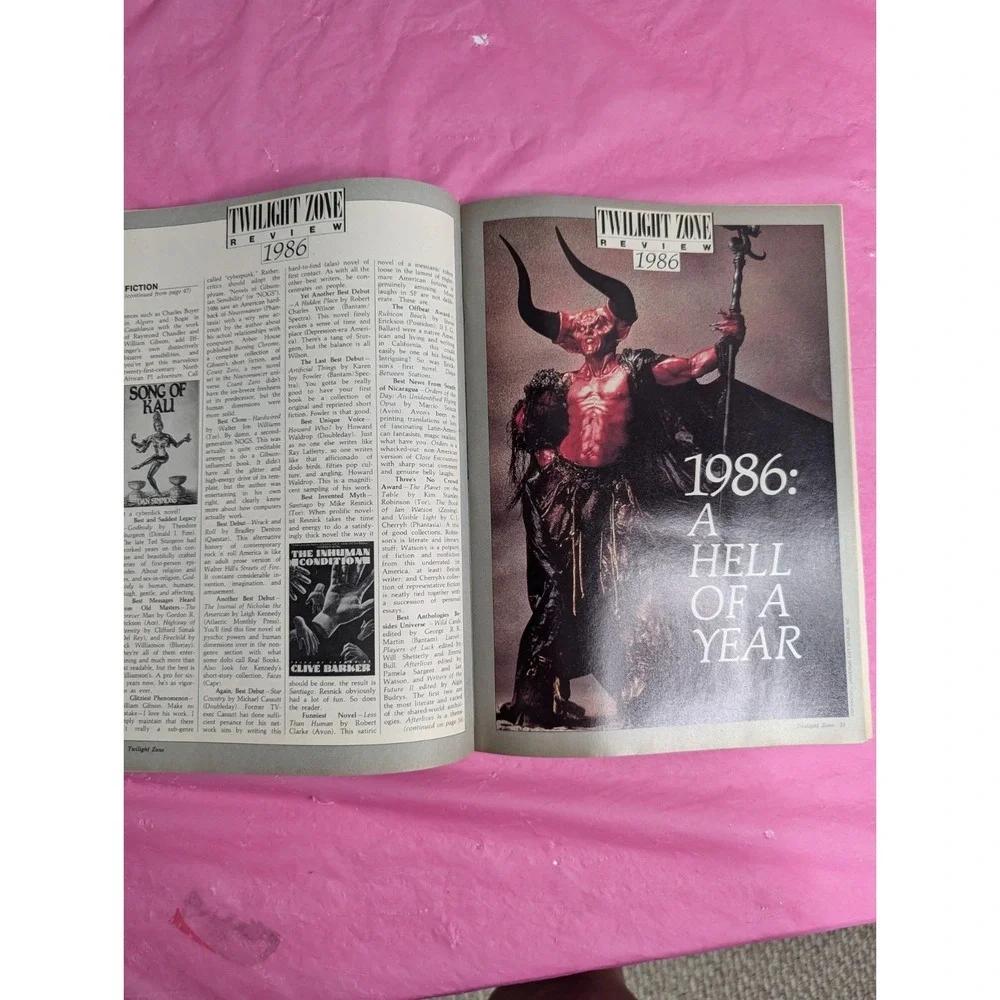 Rod Serlings Twilight zone magazine vintage 1987 Harlan Ellison best worst of 86
